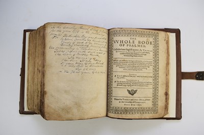 Lot 121 - HOLY BIBLE, 4to, Thomas and John Buck, Cambridge 1630.
