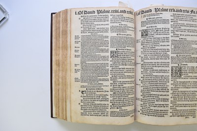 Lot 129 - MATTHEW'S BIBLE, 1551