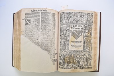 Lot 129 - MATTHEW'S BIBLE, 1551