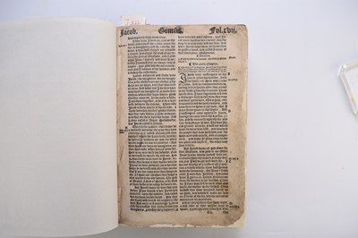 Lot 129 - MATTHEW'S BIBLE, 1551