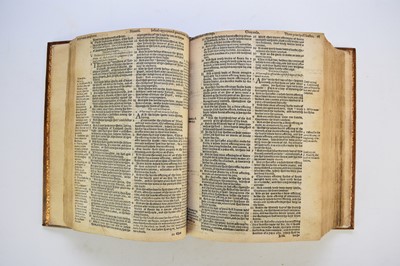 Lot 122 - BISHOP'S BIBLE. 4to, Christopher Barker, 1584.