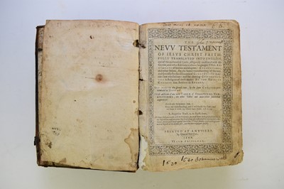 Lot 125 - ROMAN CATHOLIC NEW TESTAMENT, Antwerp 1600