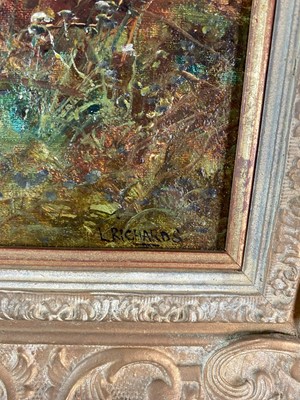 Lot 435 - L Richards, pseudonym for Daniel Sherrin (British 1868-1940) Landscape with Country Track