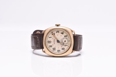 Lot 457 - Rotary: A gentleman's 9ct gold wristwatch