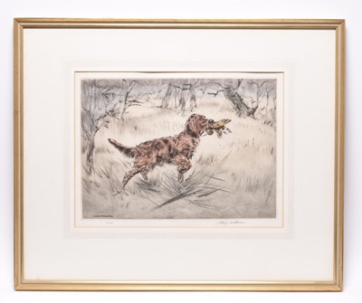Lot 288 - Henry Wilkinson (1921-2011) A Collection of Eight Etchings of Gun Dogs and Birds