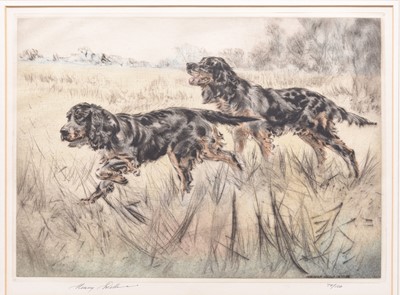 Lot 288 - Henry Wilkinson (1921-2011) A Collection of Eight Etchings of Gun Dogs and Birds