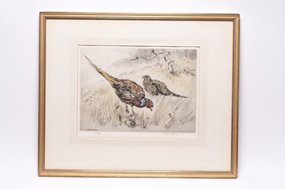 Lot 288 - Henry Wilkinson (1921-2011) A Collection of Eight Etchings of Gun Dogs and Birds