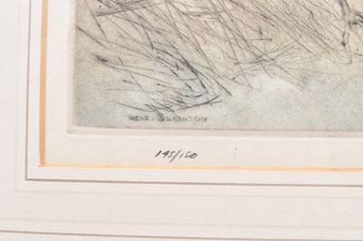 Lot 288 - Henry Wilkinson (1921-2011) A Collection of Eight Etchings of Gun Dogs and Birds