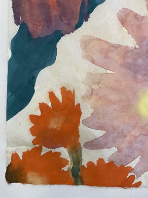 Lot 29 - Emil Nolde (1867-1956) Red Blooming Cacti (Epiphyllum Lovibia)