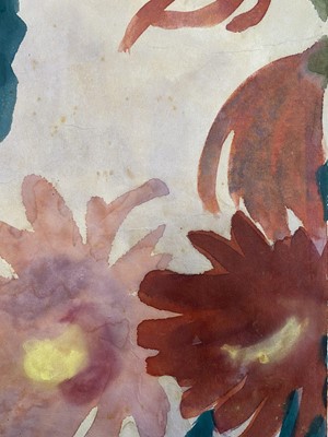 Lot 29 - Emil Nolde (1867-1956) Red Blooming Cacti (Epiphyllum Lovibia)