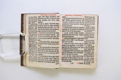 Lot 131 - SARUM (SALISBURY) PRIMER, 1555, The Primer in Latin and English