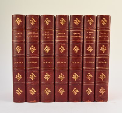 Lot 104 - DICKENS, Charles, seven novels: Oliver Twist, Nicholas Nickleby, Old Curiosity Shop, Martin Chuzzlewit