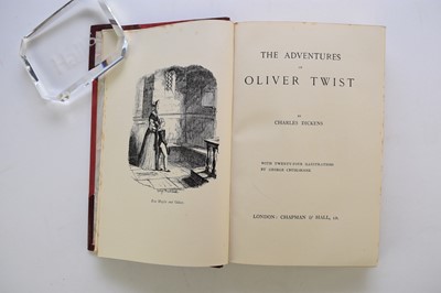 Lot 104 - DICKENS, Charles, seven novels: Oliver Twist, Nicholas Nickleby, Old Curiosity Shop, Martin Chuzzlewit