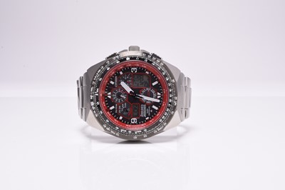 Lot 475 - Citizen: A gentleman's Royal Air Force Red Arrows series bracelet watch