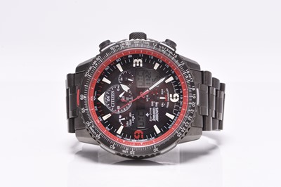 Lot 477 - Citizen: A gentleman's Royal Air Force Red Arrows series bracelet watch