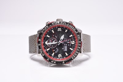 Lot 479 - Citizen: A gentleman's Royal Air Force Red Arrows series bracelet watch