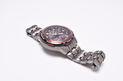 Lot 481 - Citizen: A gentleman's Royal Air Force Red Arrows series bracelet watch