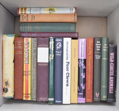 Lot 40 - CIRCUS BOOKS, 3 boxes including clowns (3 boxes)