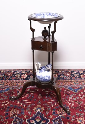 Lot 238 - A 19th century mahogany wash stand