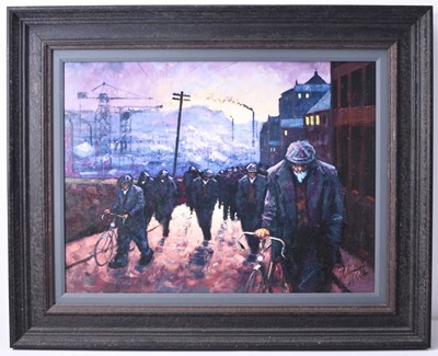 Lot 74 - Alexander Millar (b 1960) Working Men