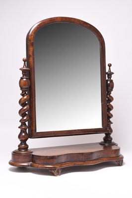 Lot 247 - A Victorian mahogany dressing table mirror