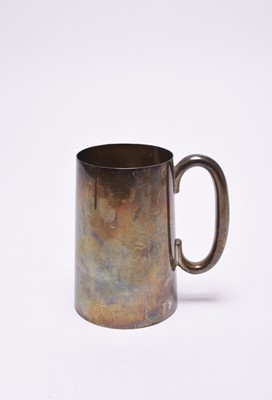 Lot 47 - A silver mug
