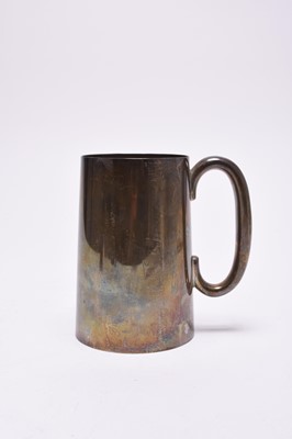 Lot 47 - A silver mug