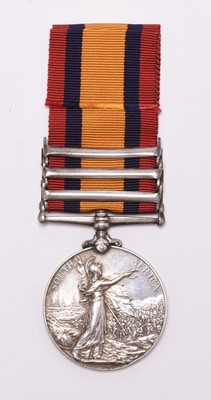 Lot 143 - Boer War QSA, Pte. W.H Morris, Worcester Regiment