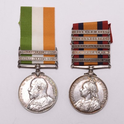 Lot 148 - Boer War Medal Pair to Private Fuller, Yorkshire Regiment