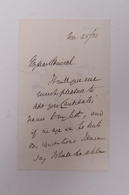 Lot 24 - Royal Naval Asylum/Royal Navy Hospital Greenwich (London) archive of papers
