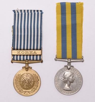 Lot 156 - Korean War Medal Pair - Royal Electrical and Mechanical Engineers