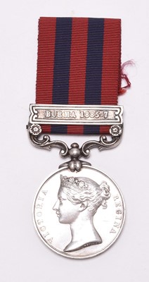 Lot 165 - India General Service 1854-94 medal, 1 clasp, Burma 1886-7