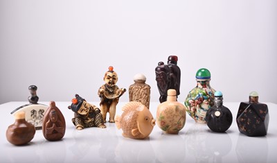 Lot 153 - A group of Chinese snuff bottles, 19th/20th century