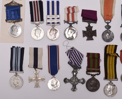 Lot 172 - A mixed group of military medals, including copies