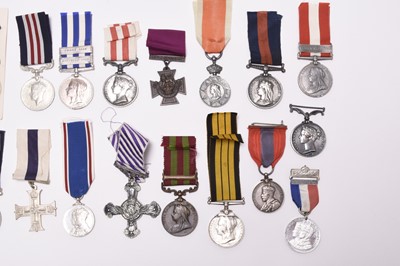 Lot 172 - A mixed group of military medals, including copies