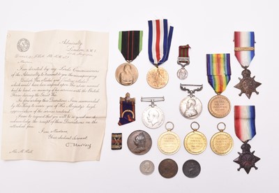 Lot 173 - Assorted medals including LSGC to Sjt. A. Adams