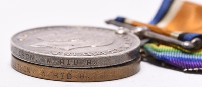 Lot 174 - WW1 Medal Trio - KIA, Yorkshire Regiments