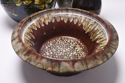 Lot 25 - Linthorpe, Leeds and Burmantofts art pottery
