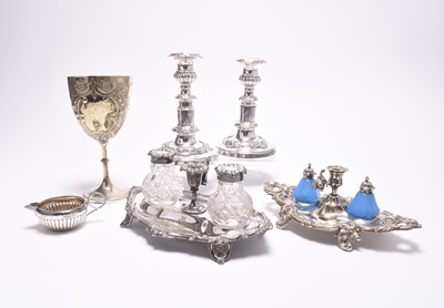 Lot 132 - A collection of silver plated wares