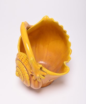 Lot 31 - Burmantofts faience vase or basket, late 19th century