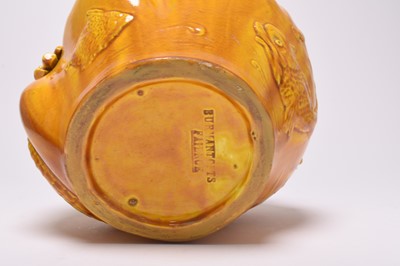Lot 31 - Burmantofts faience vase or basket, late 19th century