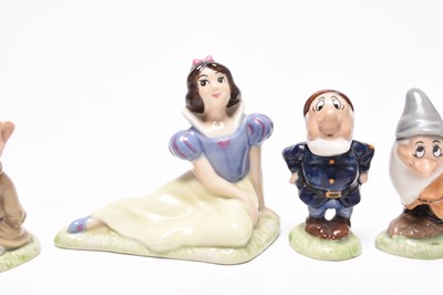 Lot 137 - A set of Wade Walt Disney Snow White and the Seven Dwarves figures