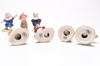 Lot 137 - A set of Wade Walt Disney Snow White and the Seven Dwarves figures