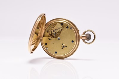 Lot 86 - An 18ct gold open face pocket watch