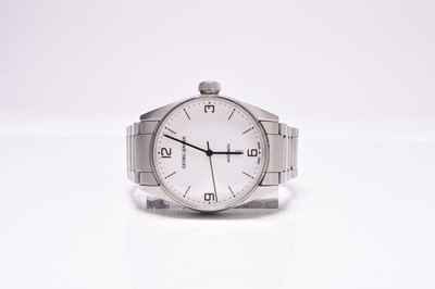 Lot 441 - Georg Jensen: A gentleman's stainless steel Delta Classic bracelet watch