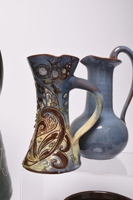 Lot 41 - A collection of Barnstaple art pottery, predominantly CH Brannam and Baron