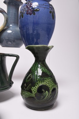 Lot 41 - A collection of Barnstaple art pottery, predominantly CH Brannam and Baron