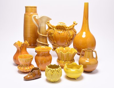 Lot 44 - English art pottery, late 19th century