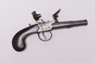 Lot 260 - English Queen Anne flintlock pistol, circa 1790