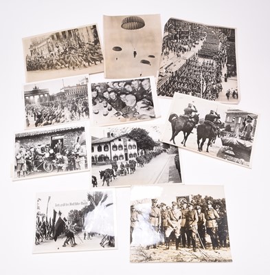 Lot 40 - WW2 Press Photography - German Military subjects.